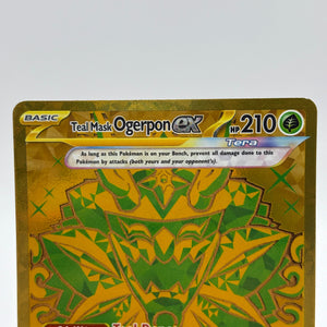 Pokemon TCG Prismatic Evolutions - Teal Mask Ogerpon EX 177/131 Hyper Rare NM FRENLY BRICKS - Open 7 Days