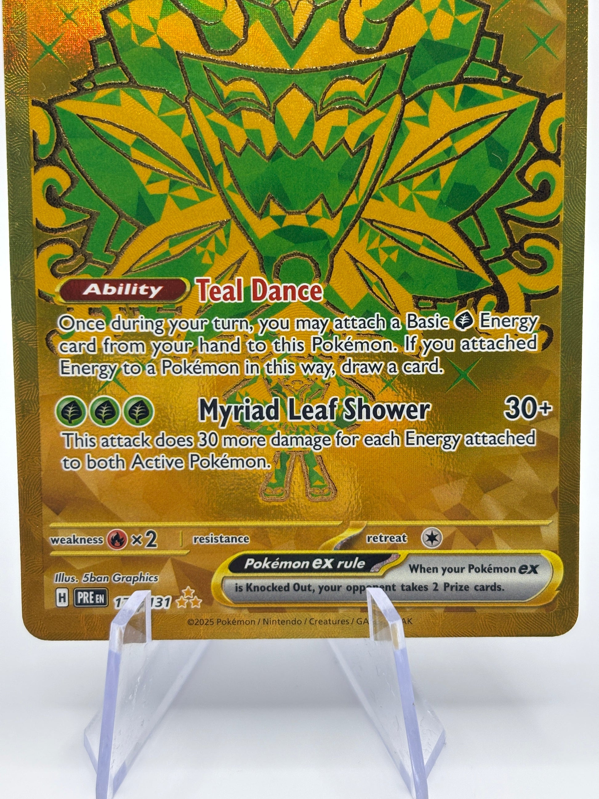 Pokemon TCG Prismatic Evolutions - Teal Mask Ogerpon EX 177/131 Hyper Rare NM FRENLY BRICKS - Open 7 Days