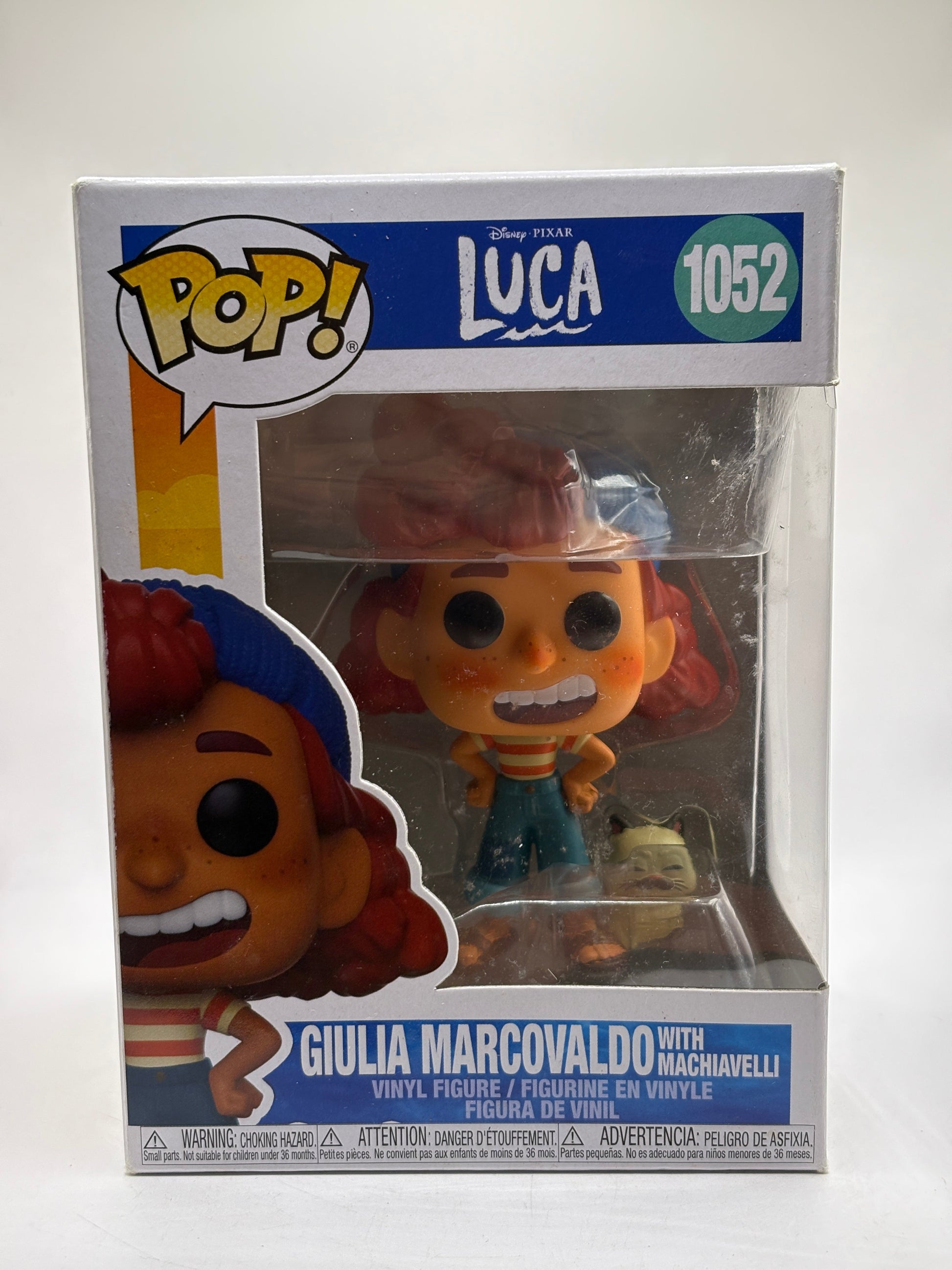 Funko POP! Disney LUCA #1052 Giulia Marcovaldo with Machiavelli Vinyl Figure FRENLY BRICKS - Open 7 Days