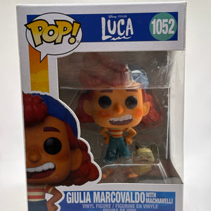 Funko POP! Disney LUCA #1052 Giulia Marcovaldo with Machiavelli Vinyl Figure FRENLY BRICKS - Open 7 Days