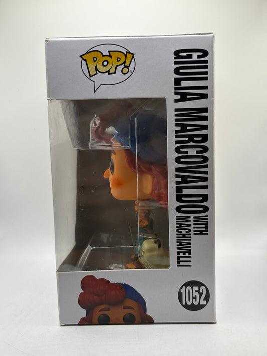 Funko POP! Disney LUCA #1052 Giulia Marcovaldo with Machiavelli Vinyl Figure FRENLY BRICKS - Open 7 Days