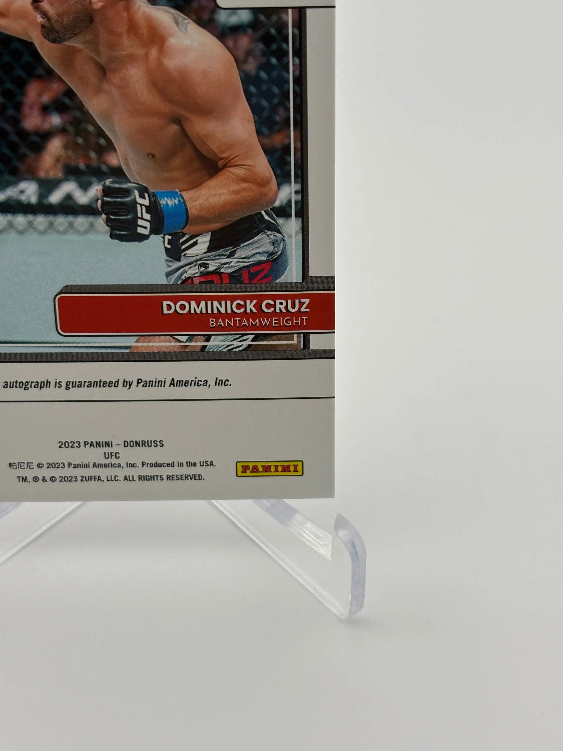 2023 UFC Donruss Dominick Cruz Signature Series Auto FRENLY BRICKS - Open 7 Days