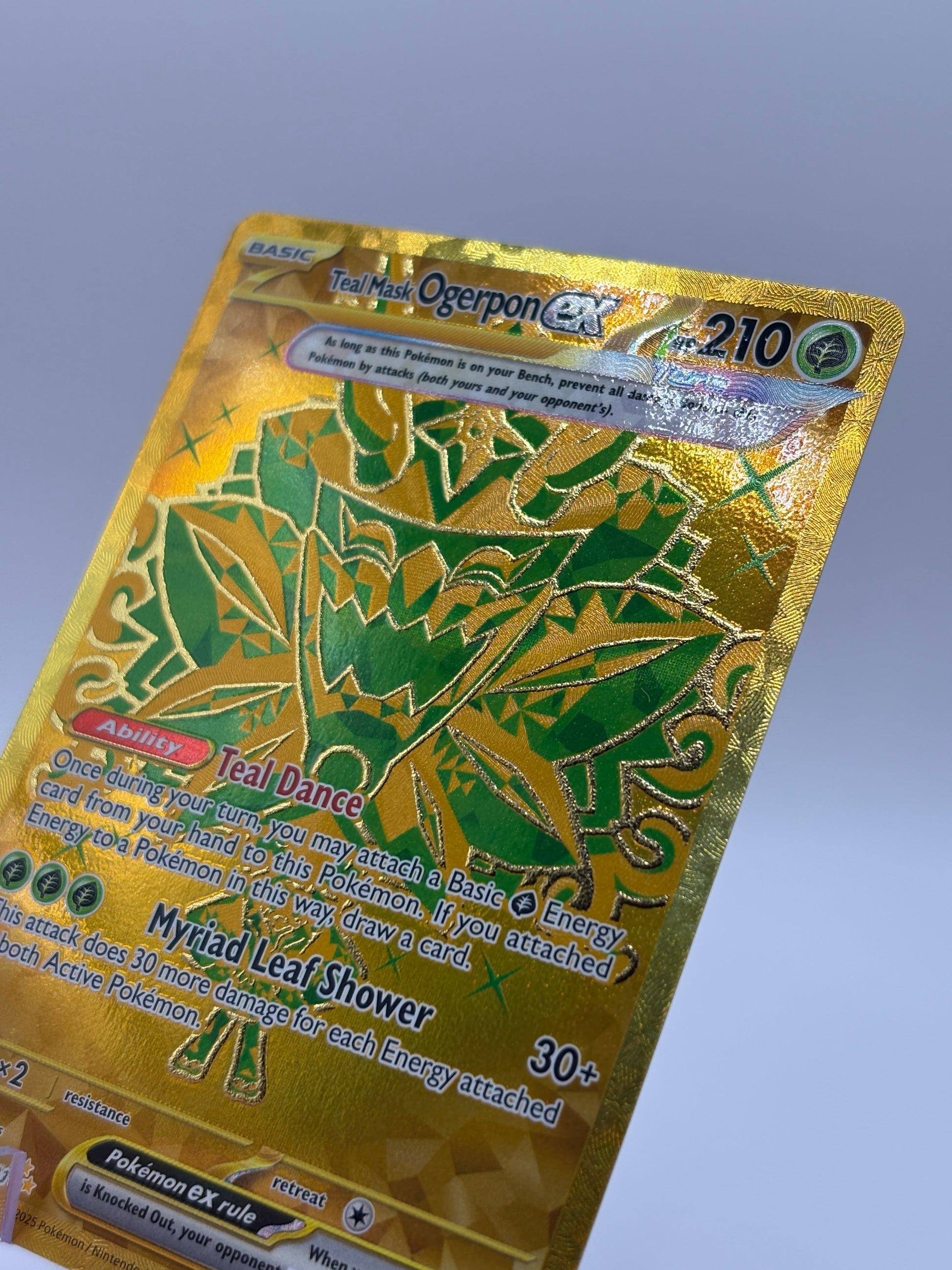 Pokemon TCG Prismatic Evolutions - Teal Mask Ogerpon EX 177/131 Hyper Rare NM FRENLY BRICKS - Open 7 Days