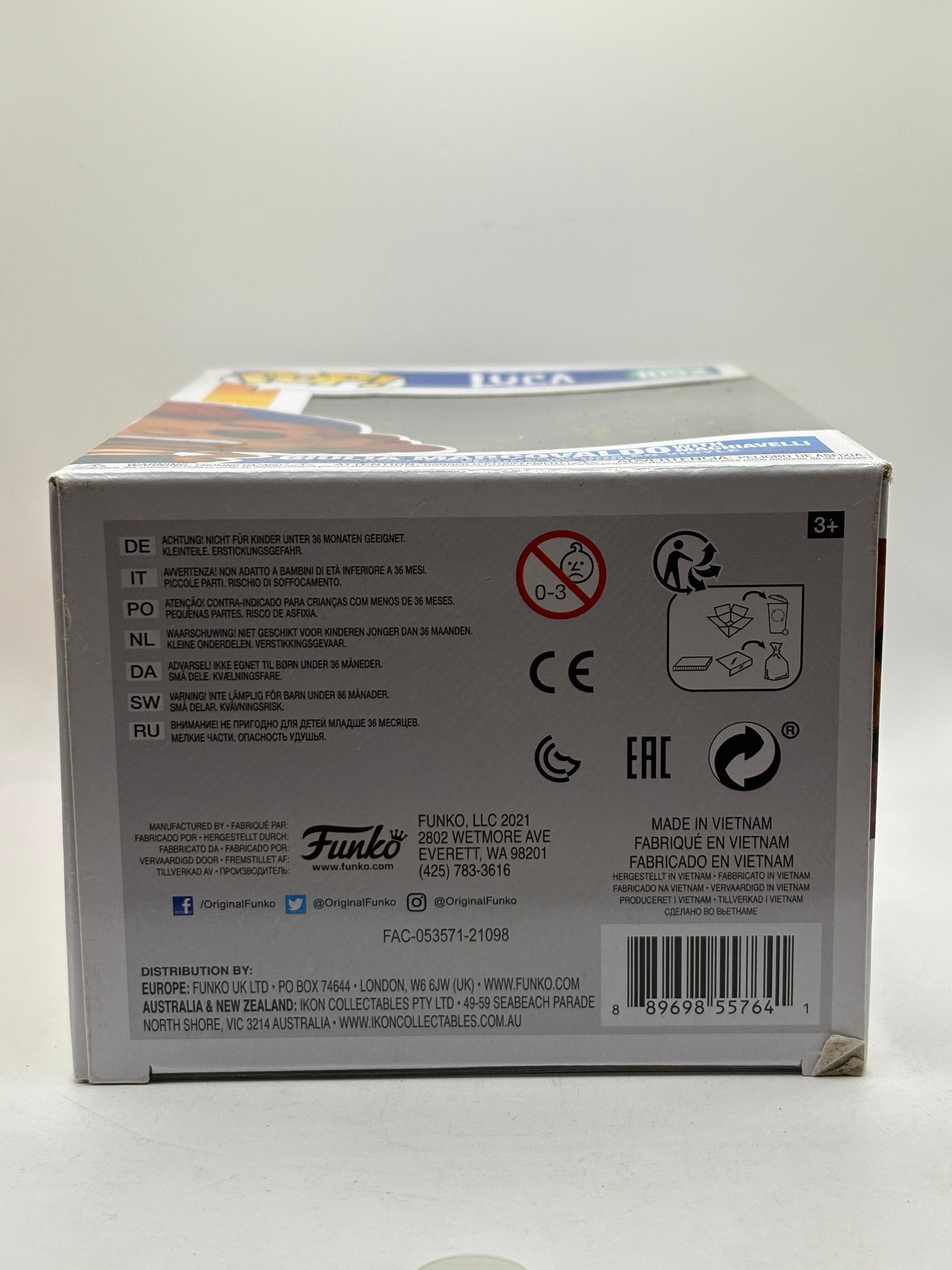 Funko POP! Disney LUCA #1052 Giulia Marcovaldo with Machiavelli Vinyl Figure FRENLY BRICKS - Open 7 Days