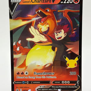 Pokemon TCG SWSH Promos - Lance’s Charizard V SWSH133 Black Star Promo NM FRENLY BRICKS - Open 7 Days