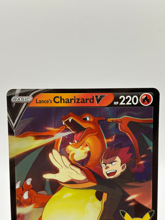 Pokemon TCG SWSH Promos - Lance’s Charizard V SWSH133 Black Star Promo NM FRENLY BRICKS - Open 7 Days