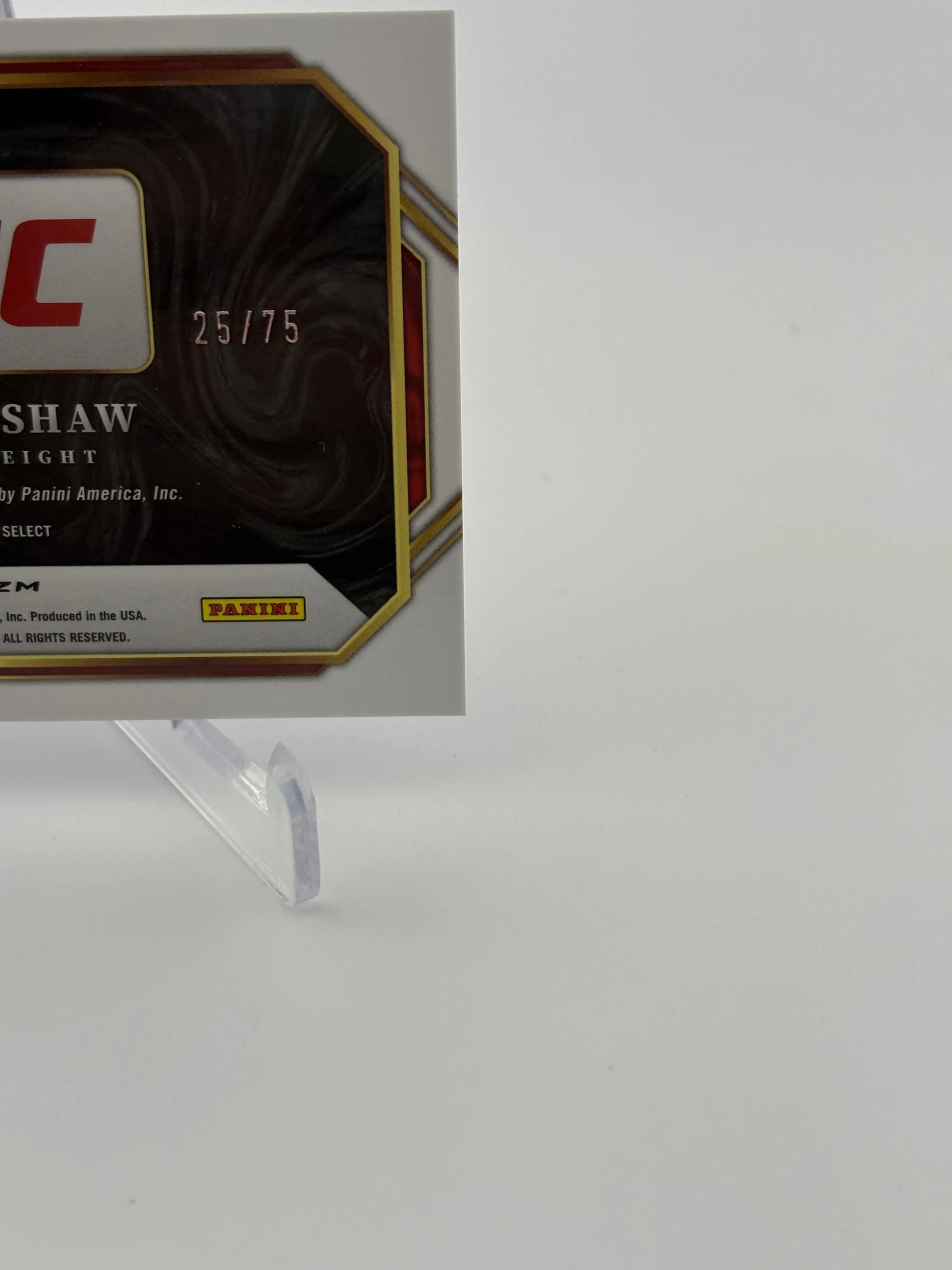 2023 Panini Select UFC TJ Dillashaw Octagon Action Auto /75 FRENLY BRICKS - Open 7 Days