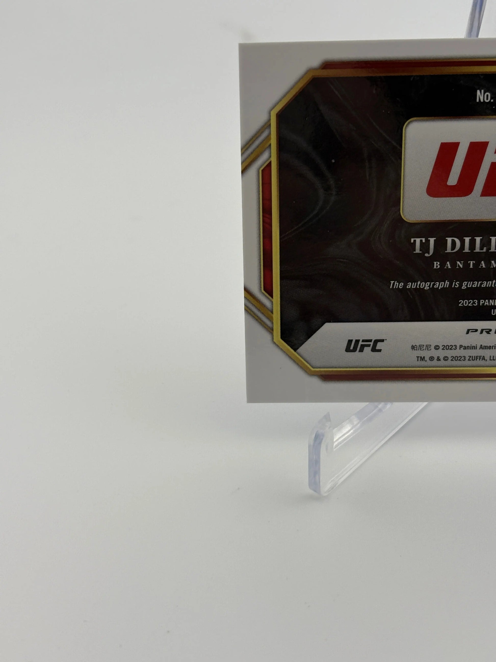 2023 Panini Select UFC TJ Dillashaw Octagon Action Auto /75 FRENLY BRICKS - Open 7 Days