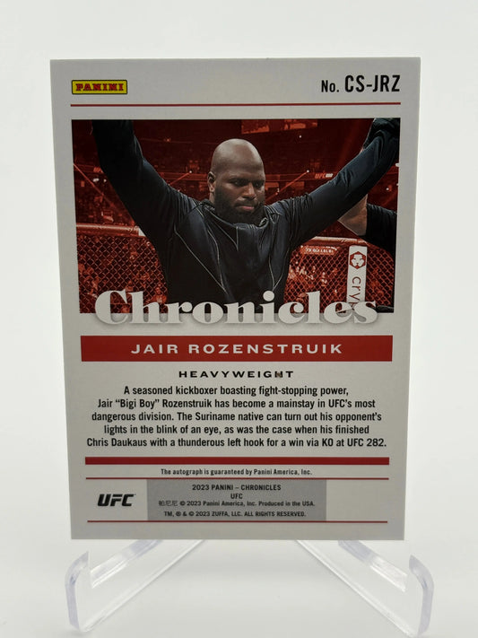 2023 Panini - Chronicles UFC Jair Rozenstruik Auto FRENLY BRICKS - Open 7 Days