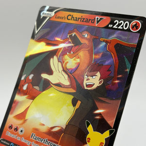 Pokemon TCG SWSH Promos - Lance’s Charizard V SWSH133 Black Star Promo NM FRENLY BRICKS - Open 7 Days