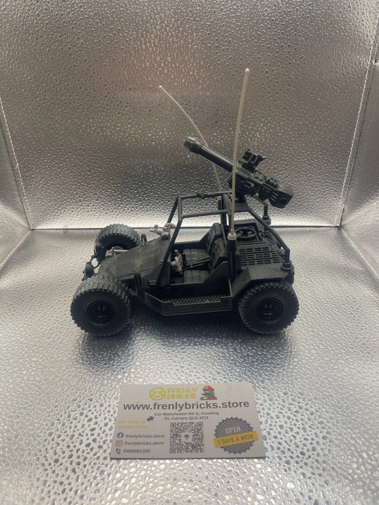 VINTAGE HASBRO G.I. JOE A.W.E STRIKER (1985) BLACK JEEP VEHICLE M784031I FRENLY BRICKS - Open 7 Days