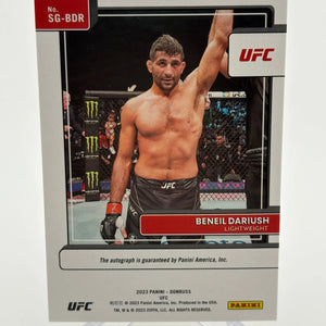 2023 Panini - Donruss UFC Beneil Dariush Signature Series Auto SG-BDR FRENLY BRICKS - Open 7 Days