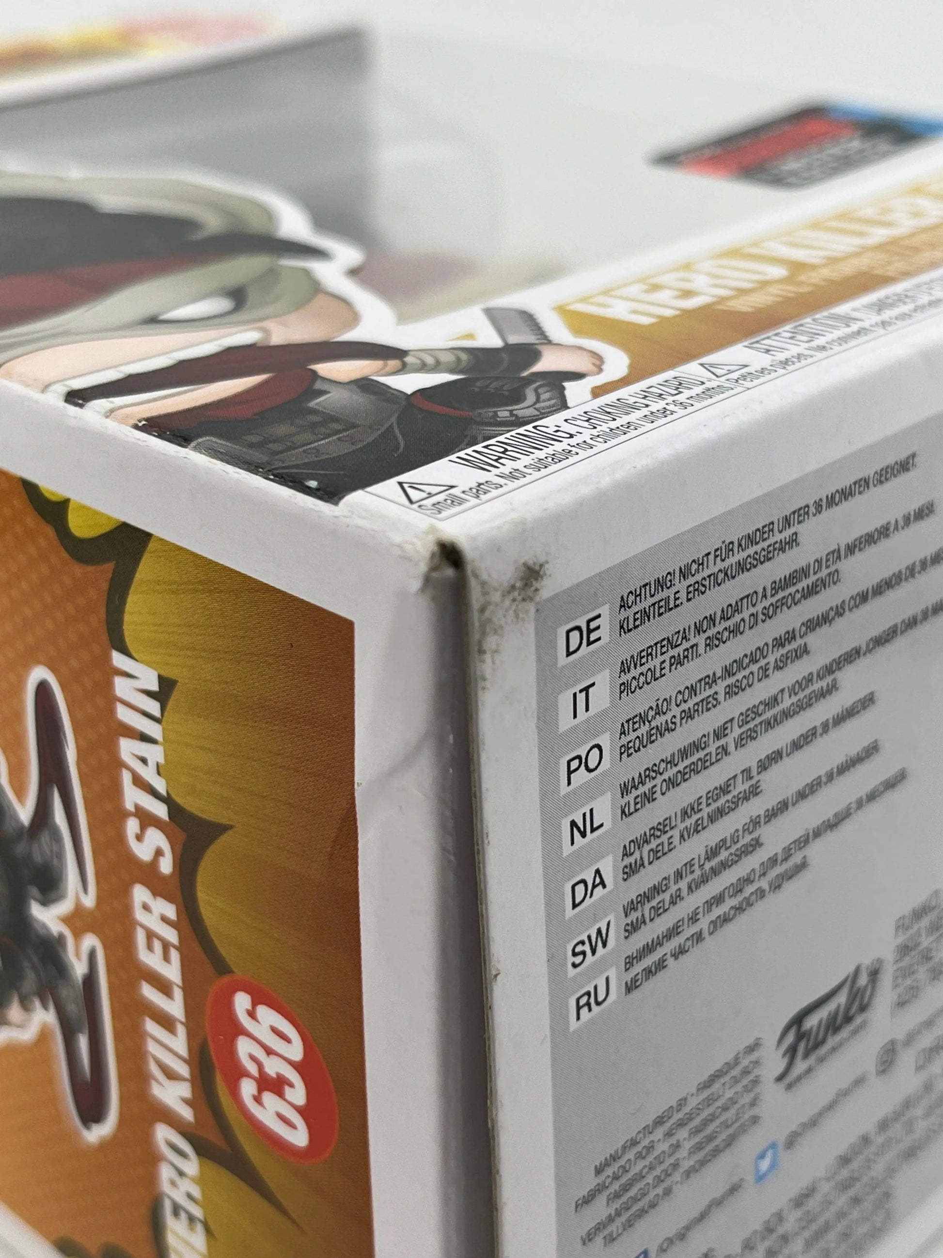 Funko POP Animation My Hero Academia Hero Killer Stain #636 2019 Fall Convention FRENLY BRICKS - Open 7 Days