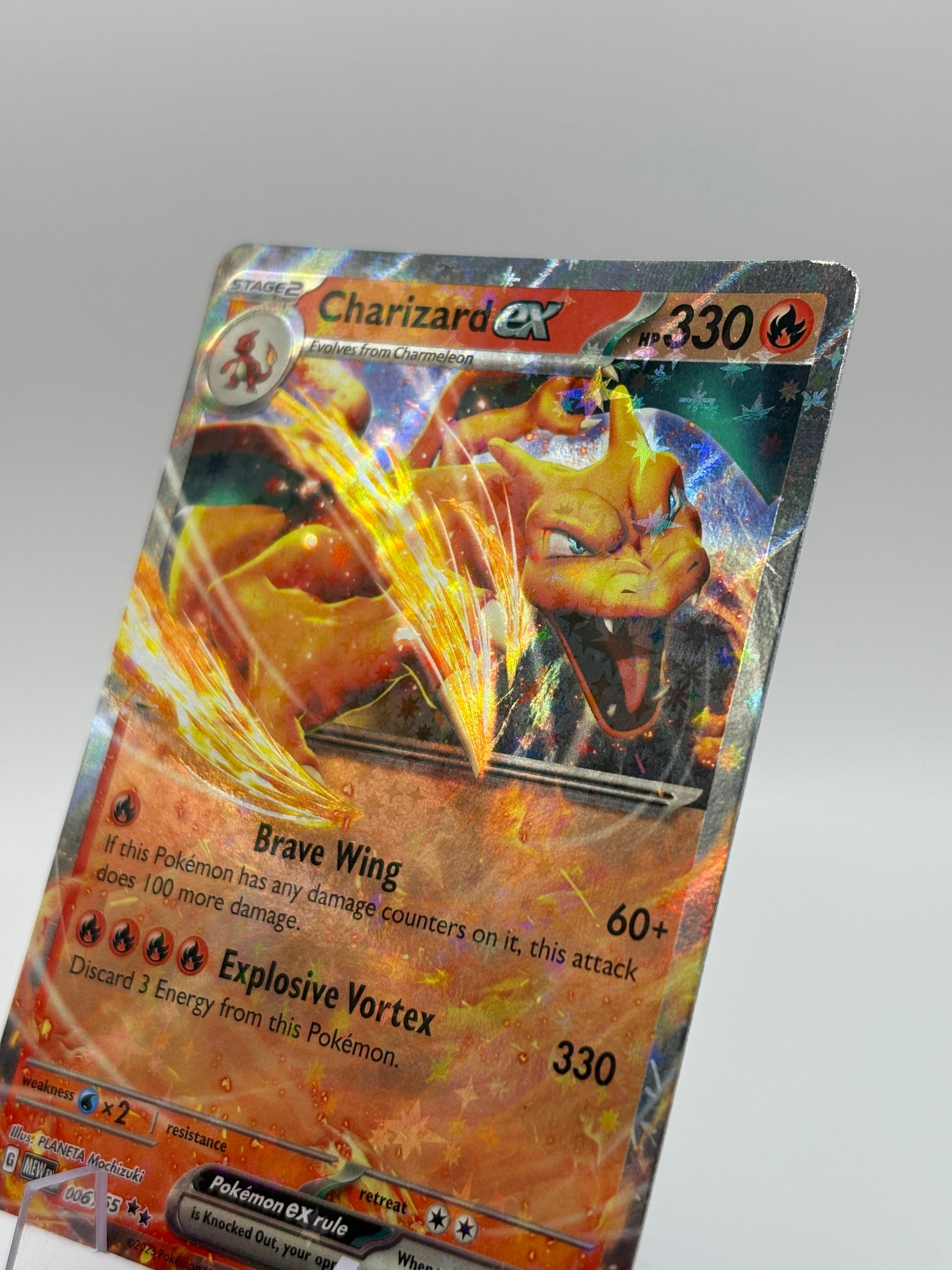 Pokemon TCG 151 MEW - Charizard EX 006/165 Near Mint FRENLY BRICKS - Open 7 Days