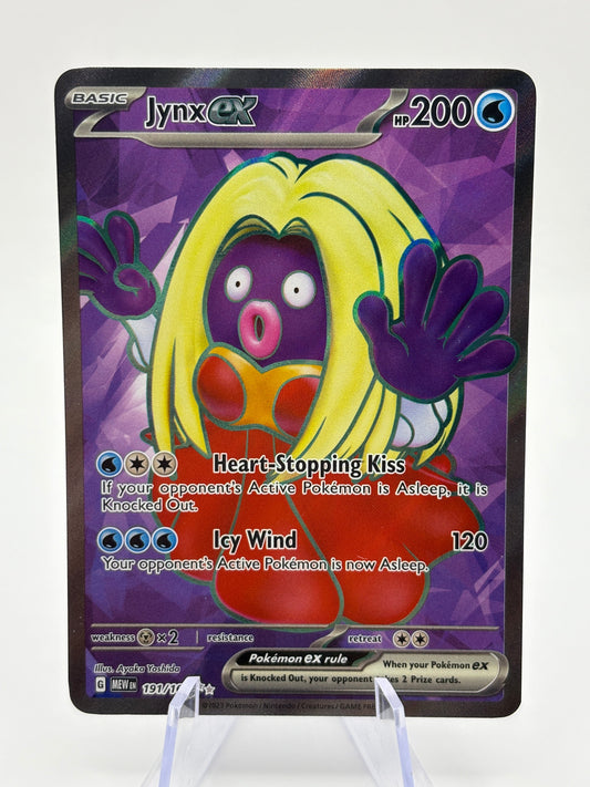 Pokemon TCG 151 MEW - Jynx EX 191/165 Full Art Near Mint FRENLY BRICKS - Open 7 Days