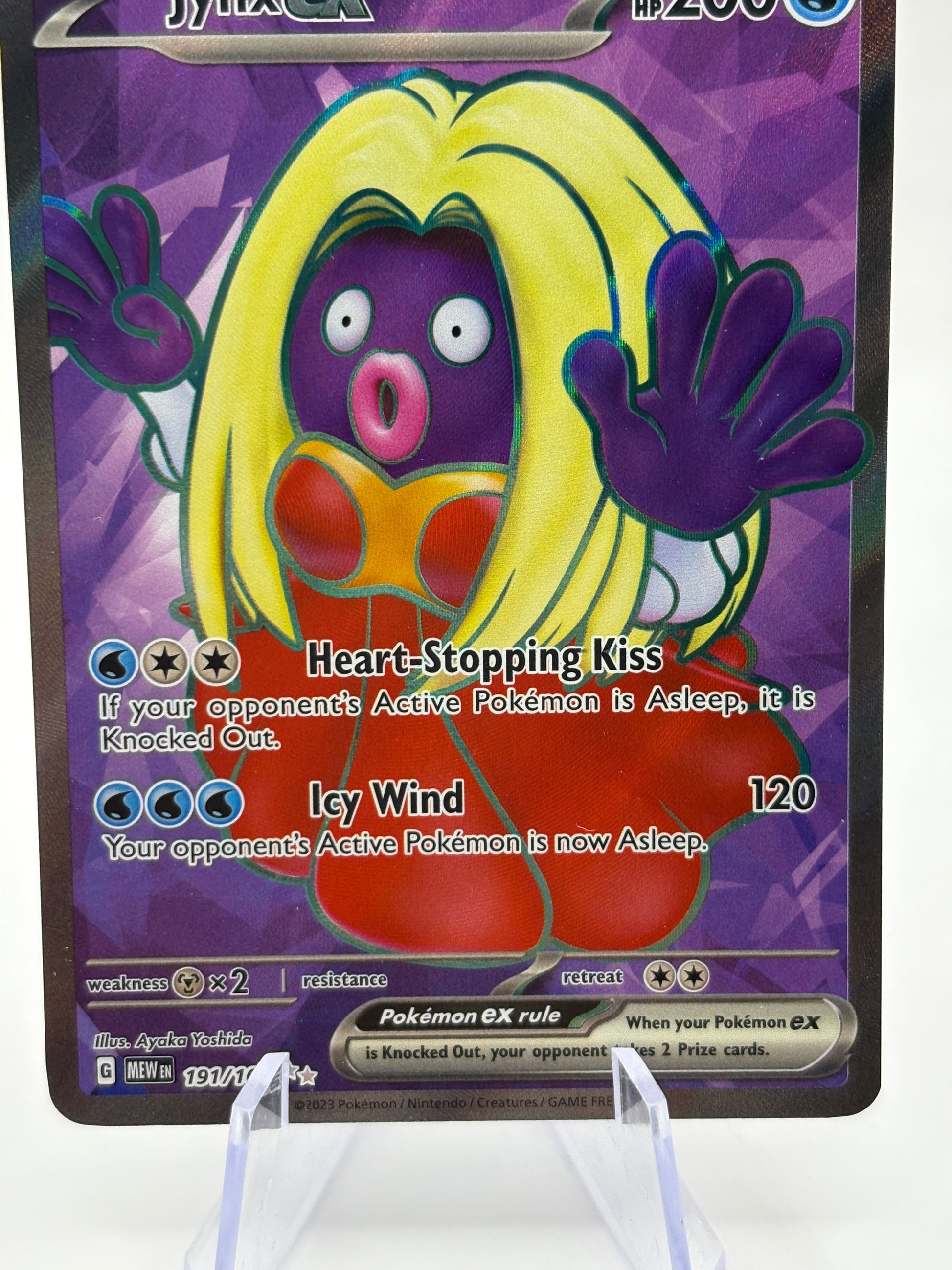 Pokemon TCG 151 MEW - Jynx EX 191/165 Full Art Near Mint FRENLY BRICKS - Open 7 Days