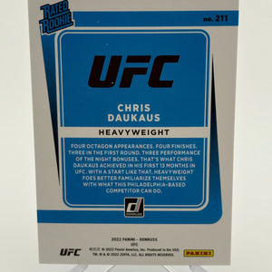 2022 Panini Donruss UFC Rated Rookie Chris Daukaus /25 FRENLY BRICKS - Open 7 Days