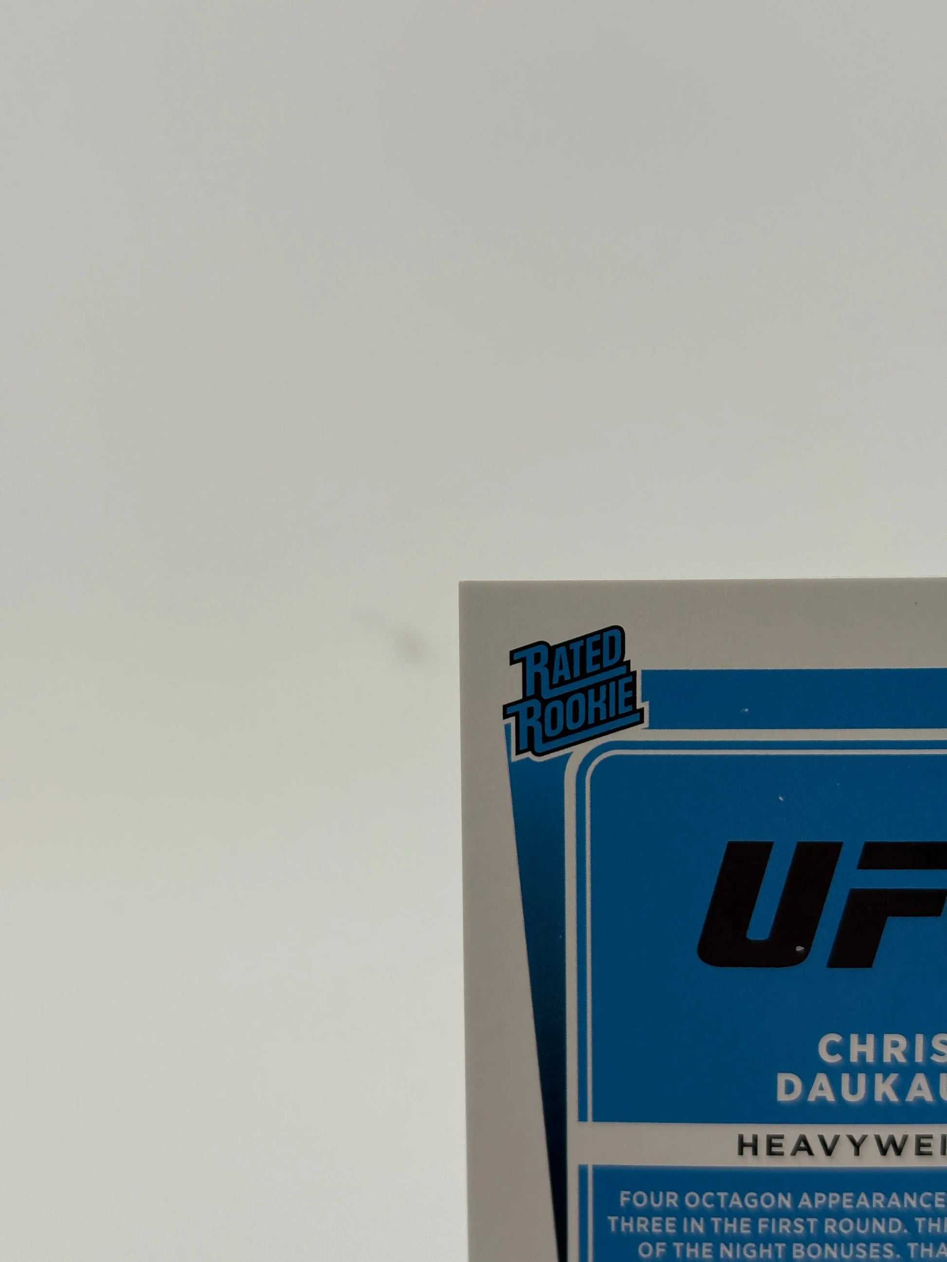 2022 Panini Donruss UFC Rated Rookie Chris Daukaus /25 FRENLY BRICKS - Open 7 Days