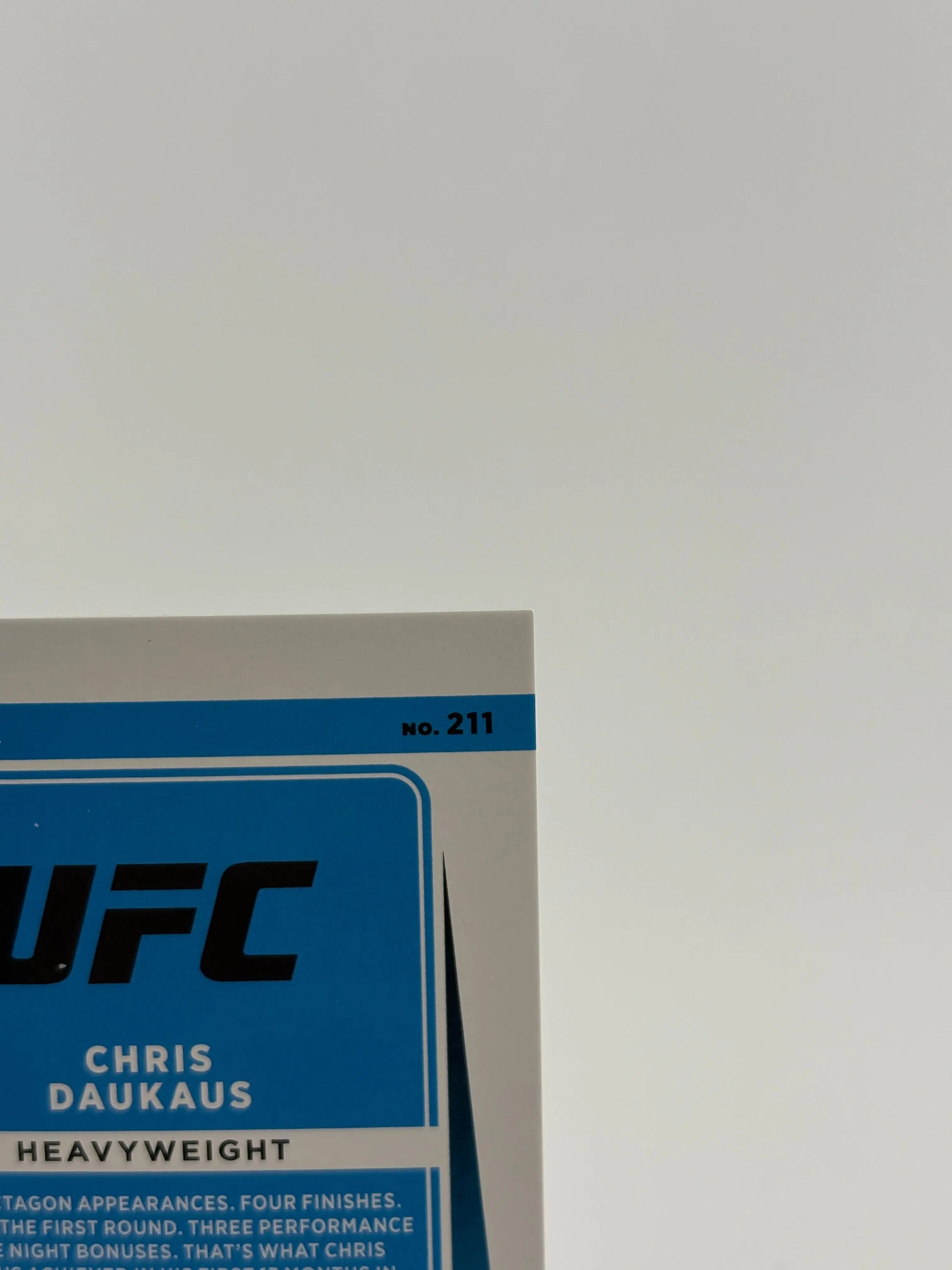 2022 Panini Donruss UFC Rated Rookie Chris Daukaus /25 FRENLY BRICKS - Open 7 Days