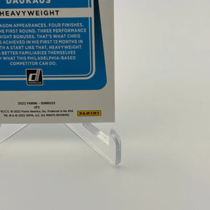 2022 Panini Donruss UFC Rated Rookie Chris Daukaus /25 FRENLY BRICKS - Open 7 Days