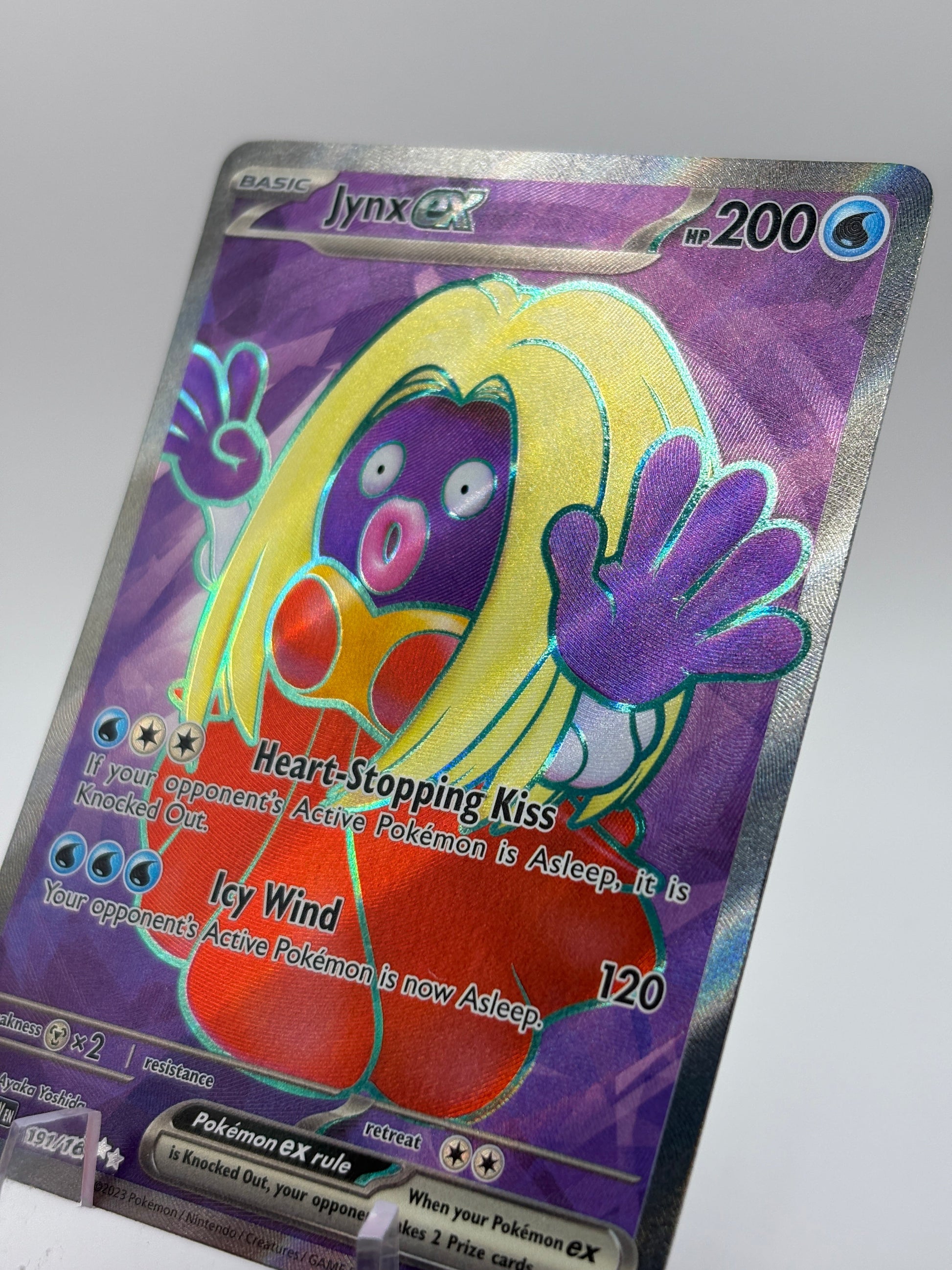 Pokemon TCG 151 MEW - Jynx EX 191/165 Full Art Near Mint FRENLY BRICKS - Open 7 Days