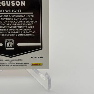 2022 Donruss Optic UFC Tony Ferguson #49 Orange Prizm /49 - Card FRENLY BRICKS - Open 7 Days