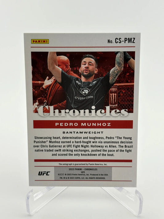 2023 Panini Chronicles UFC Pedro Munhoz Auto FRENLY BRICKS - Open 7 Days