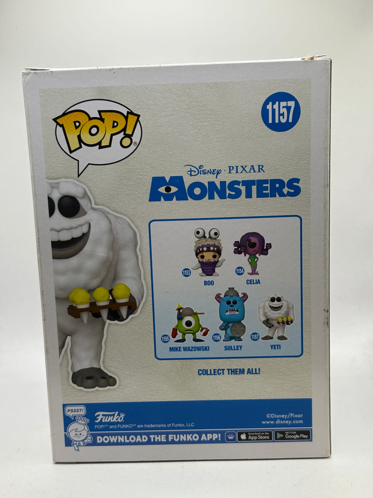 Funko POP! Disney Monsters #1157 Yeti Scented Special Edition, photo 3 image 3