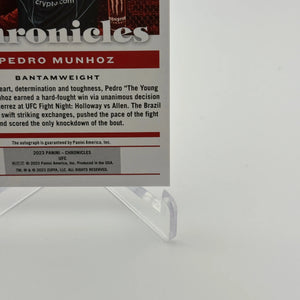 2023 Panini Chronicles UFC Pedro Munhoz Auto FRENLY BRICKS - Open 7 Days