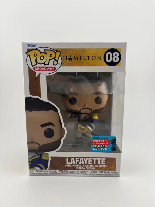 Funko POP Vinyl Broadway Hamilton Lafayette #08 2021 Fall Convention Exclusive FRENLY BRICKS - Open 7 Days
