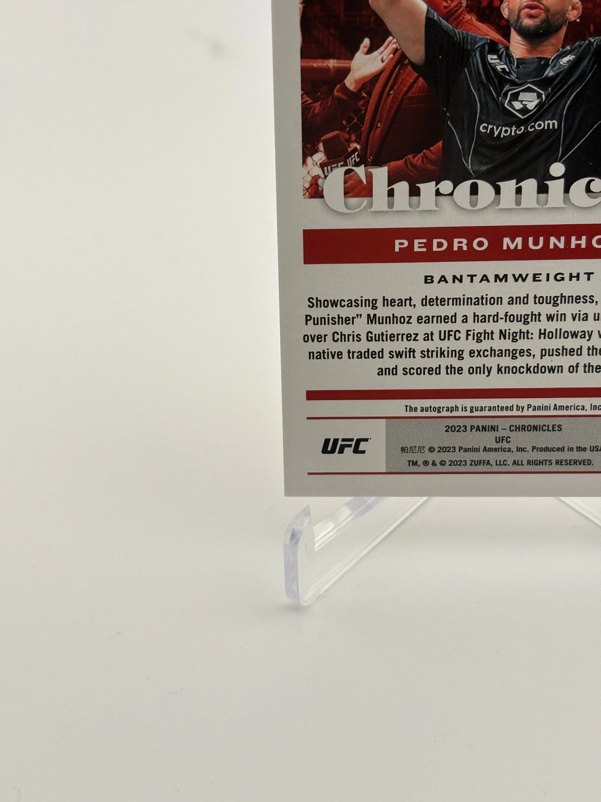 2023 Panini Chronicles UFC Pedro Munhoz Auto FRENLY BRICKS - Open 7 Days