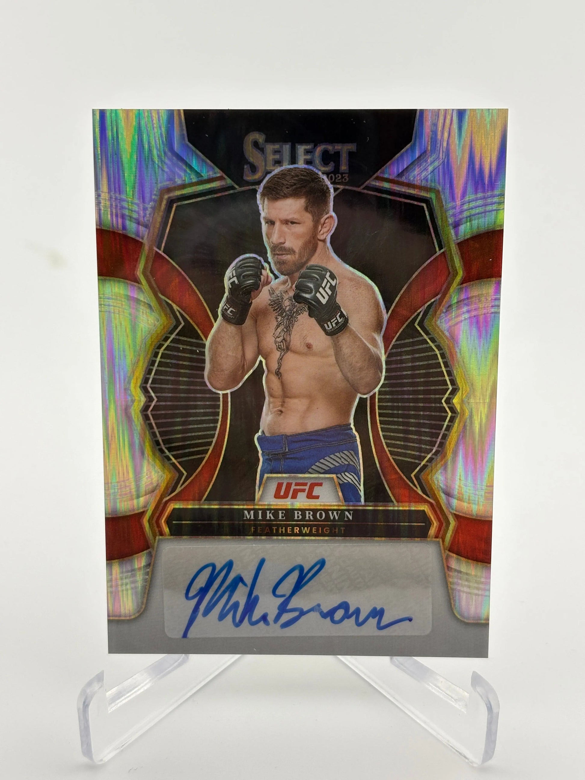 2023 Panini Select UFC Signatures Mike Brown Silver Flash FRENLY BRICKS - Open 7 Days