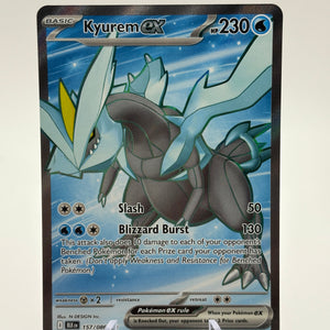Pokemon TCG Black Bolt - Kyurem EX 157/086 Full Art Rare Near Mint FRENLY BRICKS - Open 7 Days