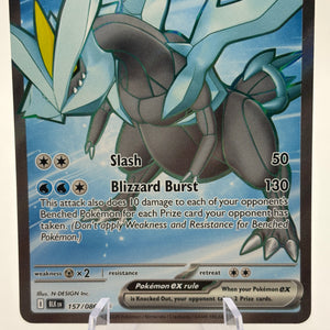 Pokemon TCG Black Bolt - Kyurem EX 157/086 Full Art Rare Near Mint FRENLY BRICKS - Open 7 Days