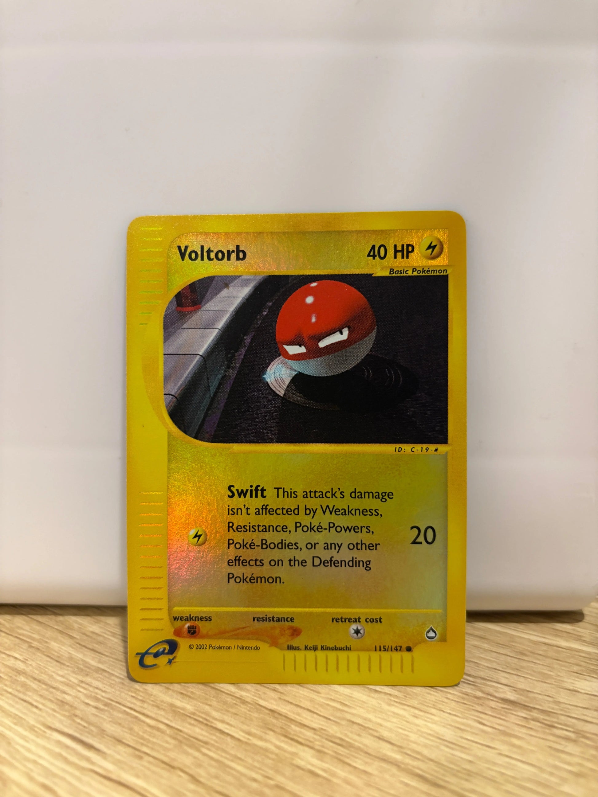 Voltorb 115/147 Aquapolis Reverse Holo NM FRENLY BRICKS - Open 7 Days