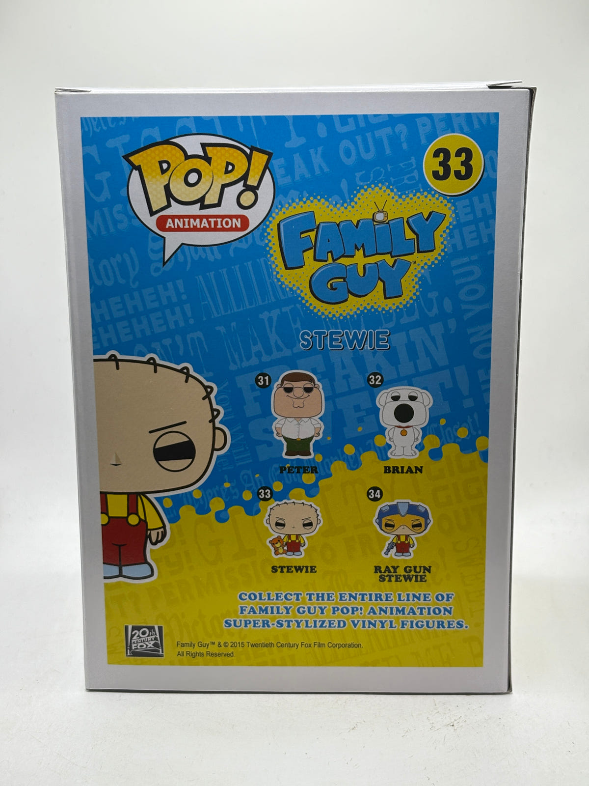 Funko POP! Animation Family Guy #33 Stewie Vinyl Figure, photo 3 image 3