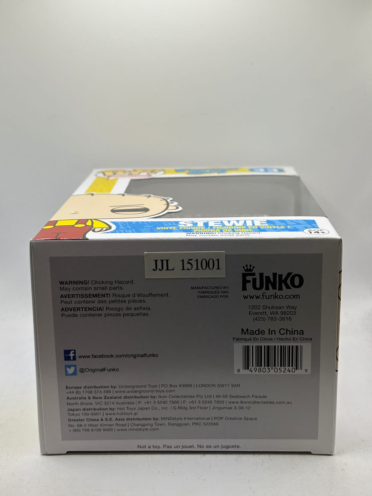 Funko POP! Animation Family Guy #33 Stewie Vinyl Figure, photo 6 image 6