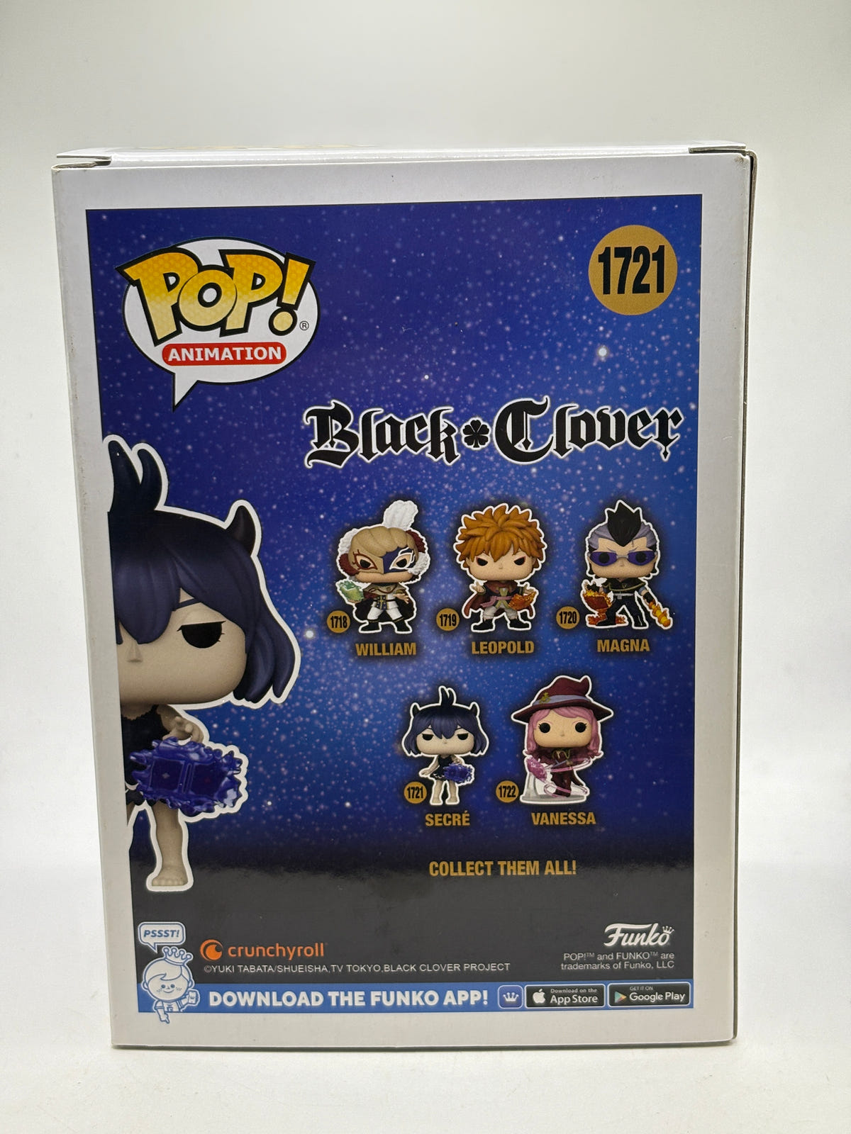 Funko POP! Animation Black Clover #1721 Secre Vinyl Figure, photo 3 image 3