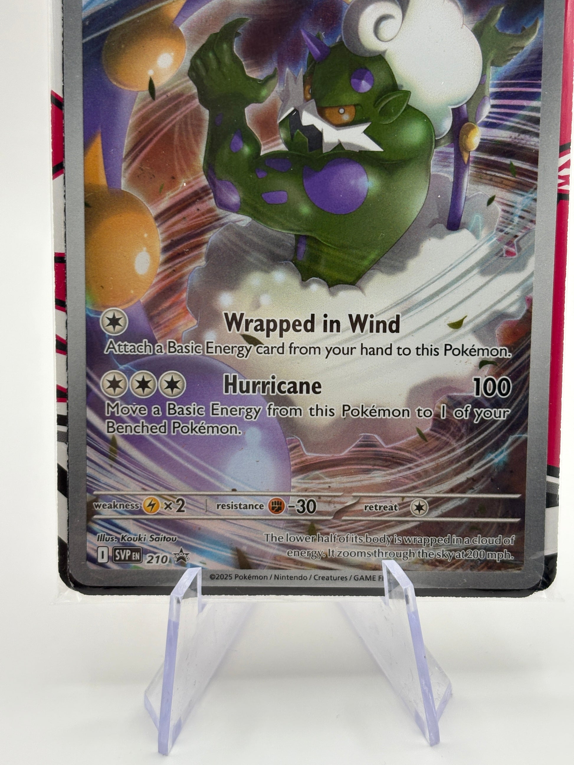 Pokemon TCG SVP Promos - Tornadus SVP 210 Black Star Promo Illustration Rare FRENLY BRICKS - Open 7 Days