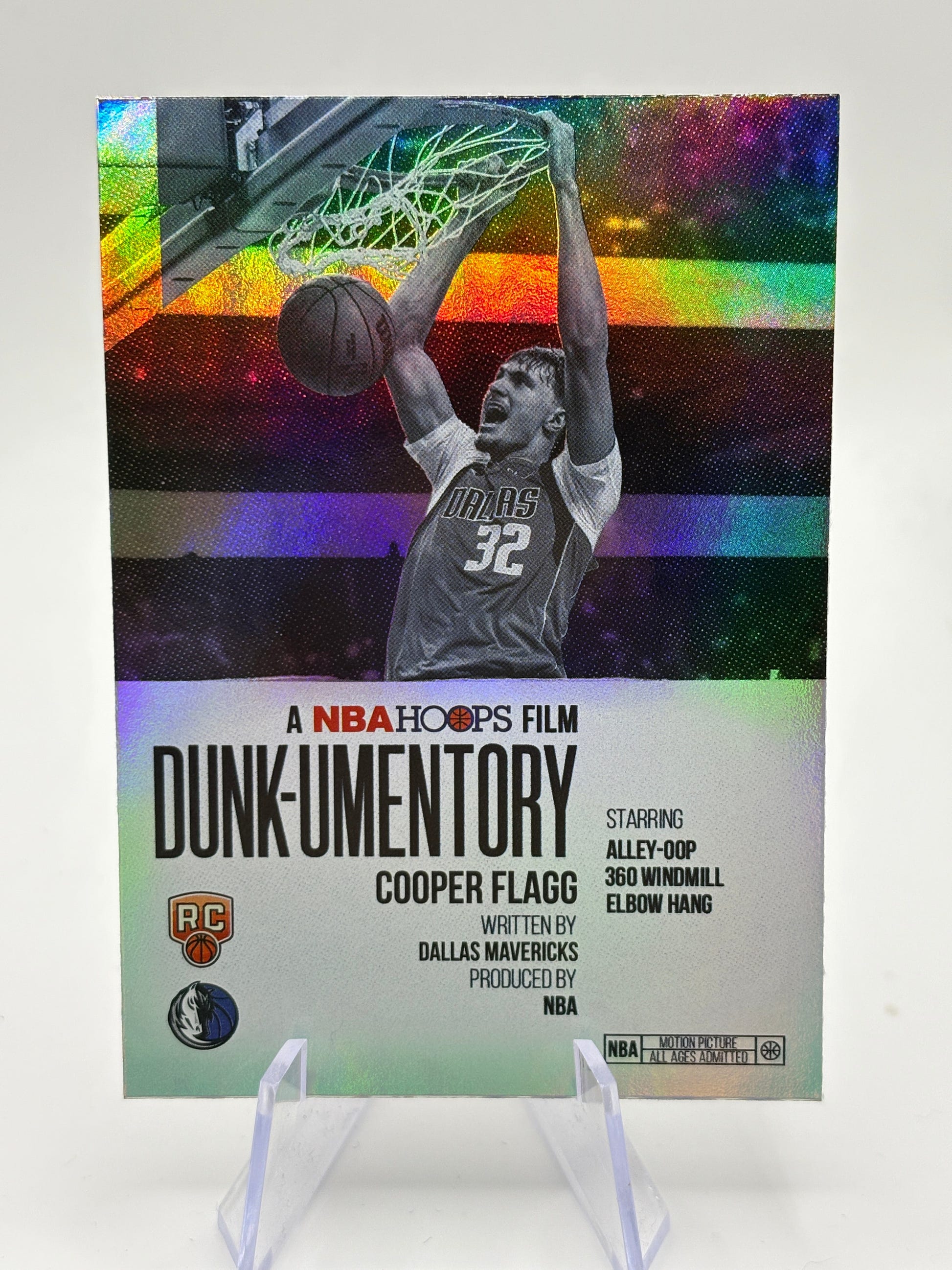 2025-26 Topps Hoops Cooper Flagg RC Rookie Dunk Umentory Silver FRENLY BRICKS - Open 7 Days image 1