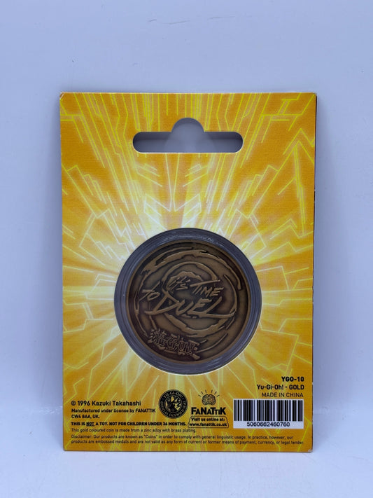 Vintage Fanatik 1996 Yu-Gi-Oh! Game Flip Coin Sealed FRENLY BRICKS - Open 7 Days