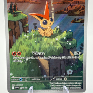 Pokemon TCG SVP Promos - Victini SVP 208 Black Star Promo Illustration Rare NM FRENLY BRICKS - Open 7 Days