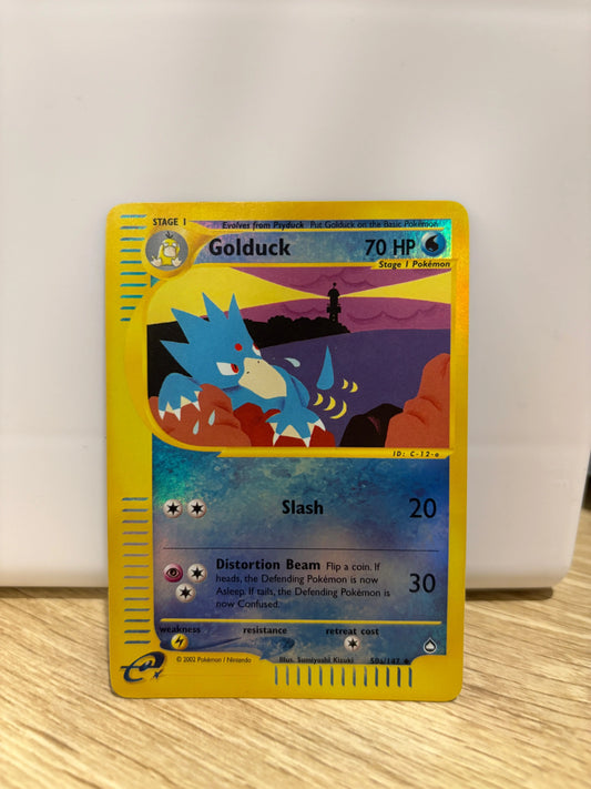 Aquapolis Golduck Reverse Holo 50a/147 NM (2) FRENLY BRICKS - Open 7 Days