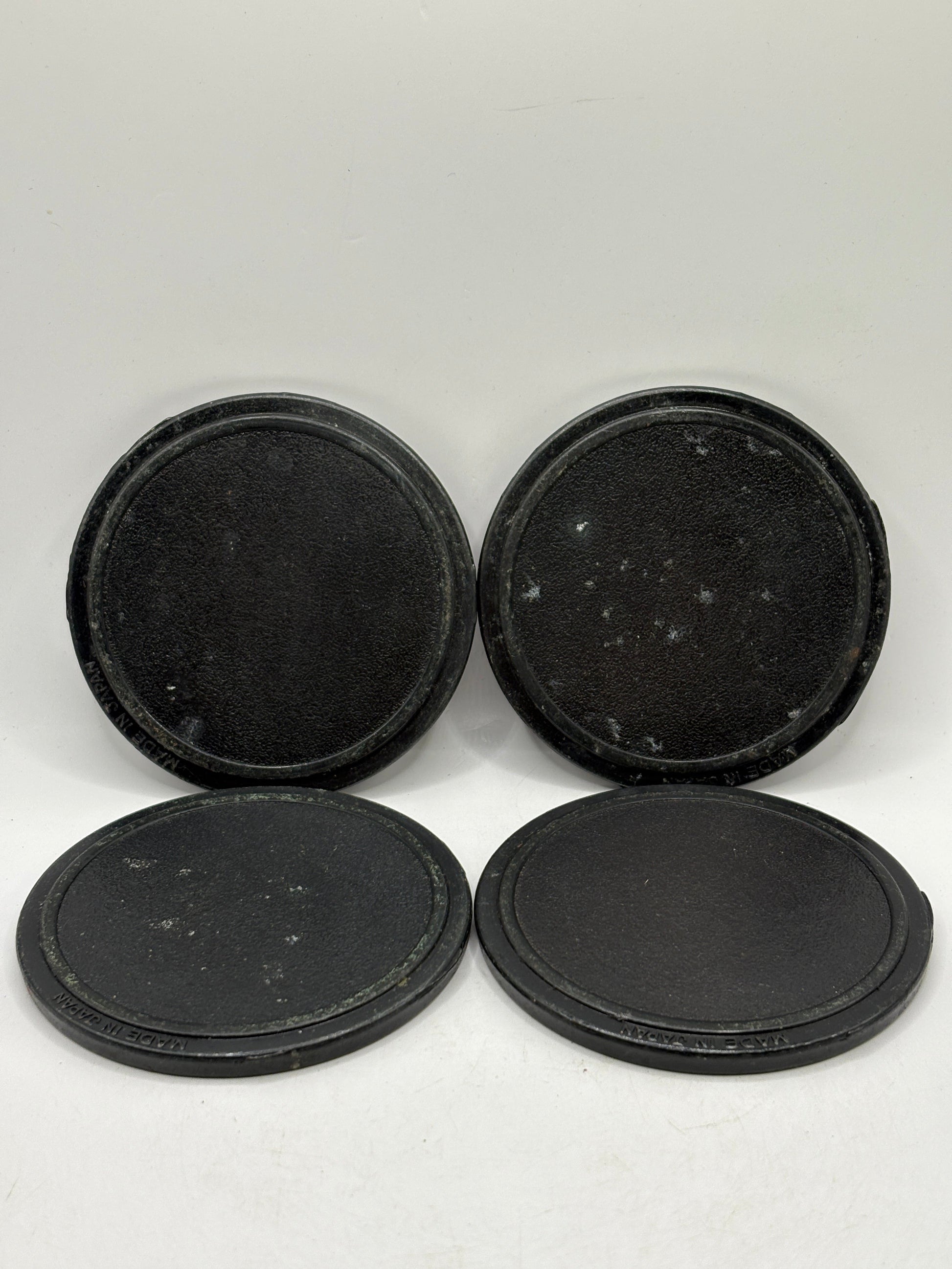 Tokyo Disneyland Mickey Mouse Brass Coasters x 4 Set FRENLY BRICKS - Open 7 Days