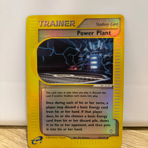 Pokémon Power Plant 139/147 Reverse Holo Aquapolis MINT FRENLY BRICKS - Open 7 Days