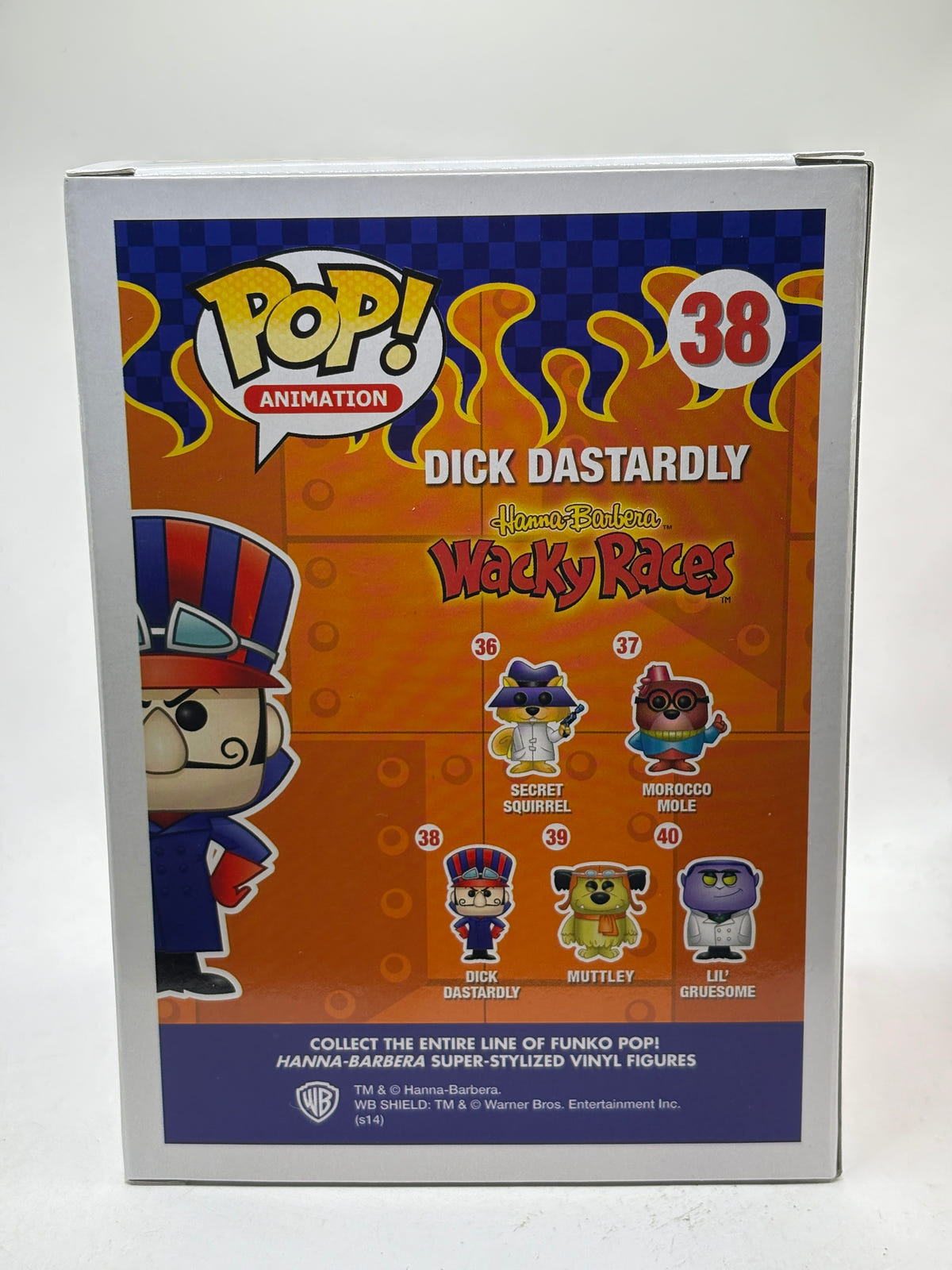 Funko POP! Animation Wacky Races #38 Dick Dastardly Vinyl Figure, photo 3 image 3