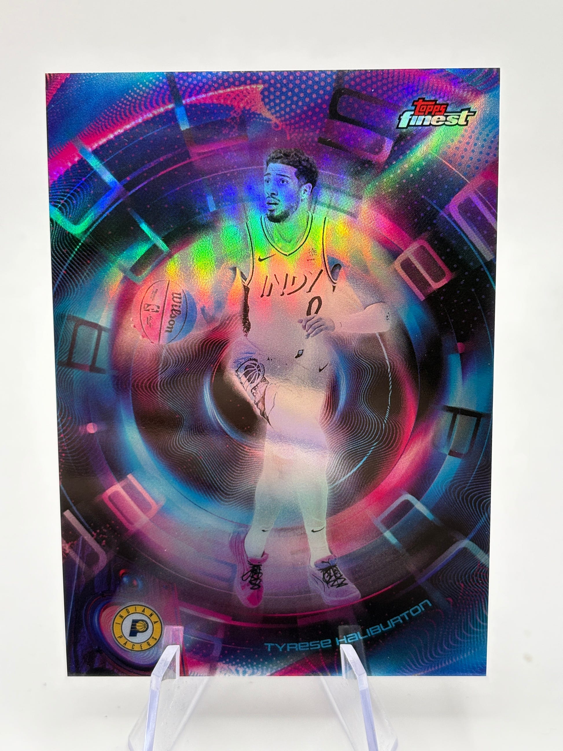 2025-26 Topps Finest - Tyrese Haliburton - Pulse Case Hit SSP Pacers #P-6 FRENLY BRICKS - Open 7 Days image 1