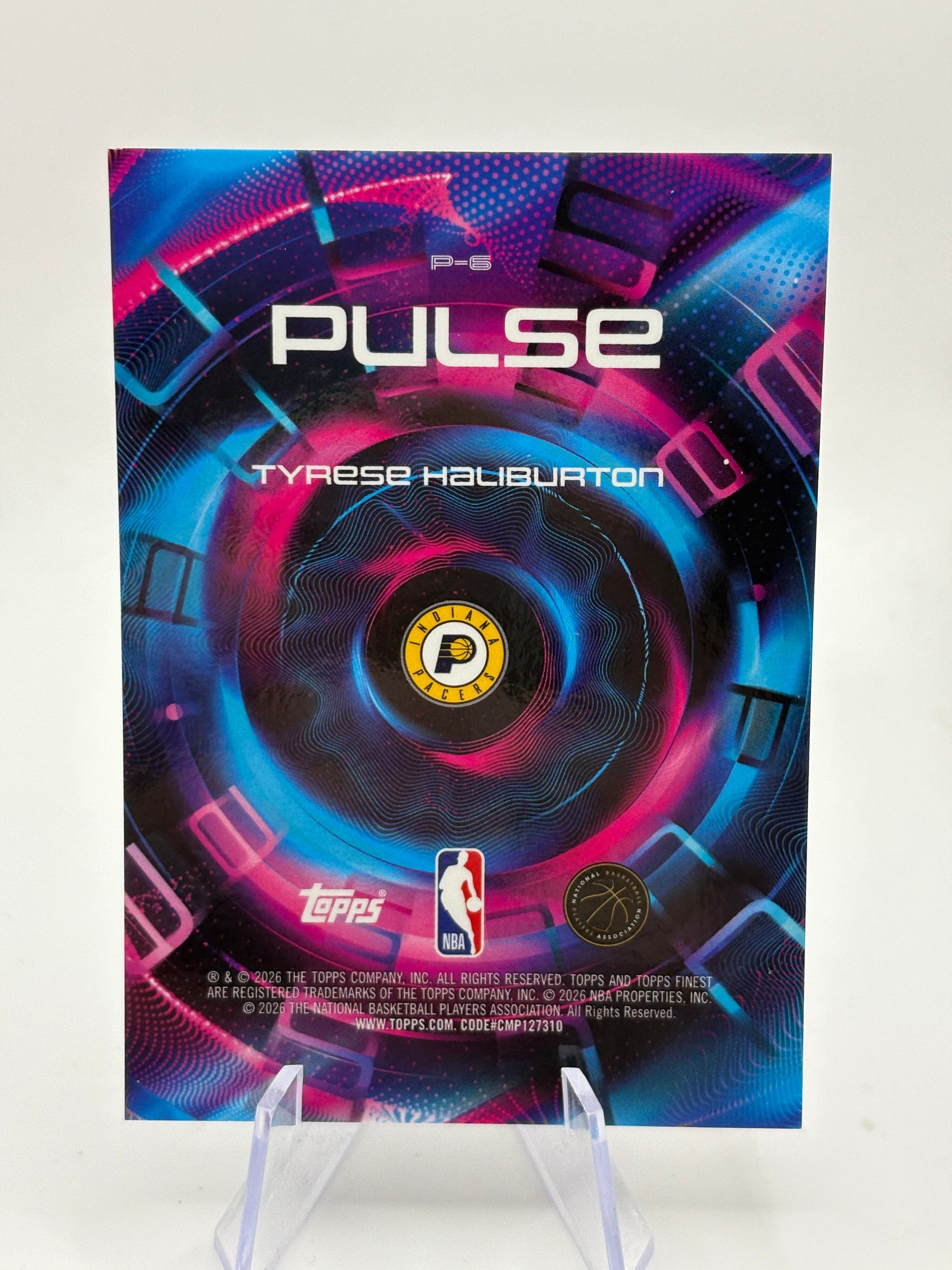 2025-26 Topps Finest - Tyrese Haliburton - Pulse Case Hit SSP Pacers #P-6 FRENLY BRICKS - Open 7 Days image 2