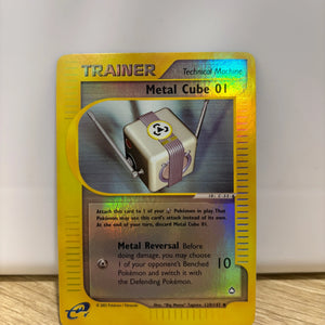 Metal Cube 01 Reverse Holo - 129/147 Aquapolis Set - Pokemon Card NM FRENLY BRICKS - Open 7 Days