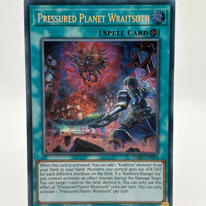 Pressured Planet Wraitsoth Secret Rare PHHY-EN059 Yugioh FRENLY BRICKS - Open 7 Days